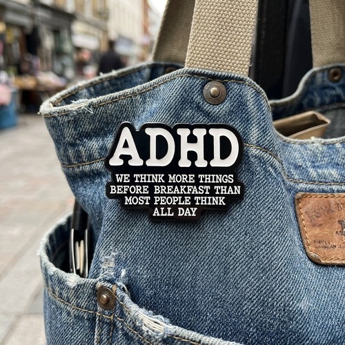 Adhd anstecknadel pin - adhd,