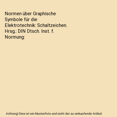 Normen über graphische - normen,