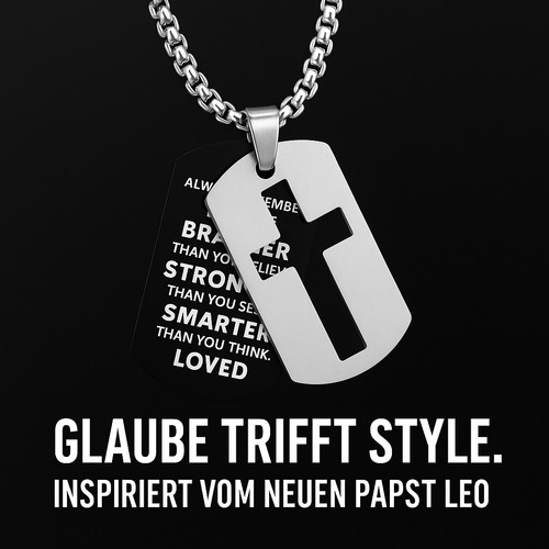 Elegante kreuzkette aus - elegante,