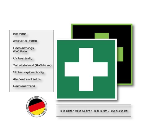 Rettungszeichen erste hilfe - erste,