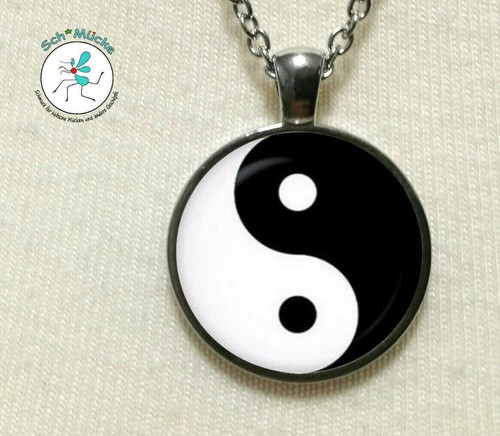 Anhänger yin yang - yin,