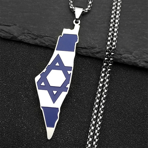 Edelstahl halskette - 🇮🇱,